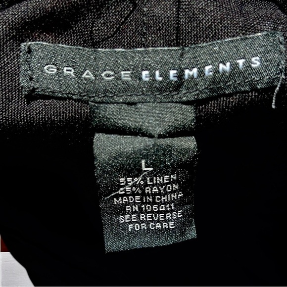 🌻Bundle of two (2) Grace Elements Linen Blend Bohemian Dresses Size Large - Picture 6 of 12